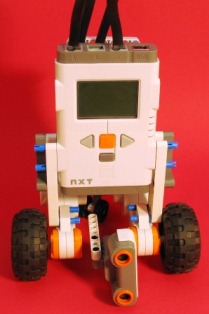 Sonar added to ClareBot Lego NXT Robot 3 Small picture