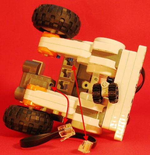Sonar added to ClareBot Lego NXT Robot 5 big image