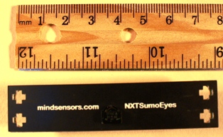 Sumo Eyes NXT sensor bottom view mindsensors DrGraeme