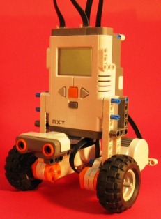 Sonar added to ClareBot Lego NXT Robot 6 small image